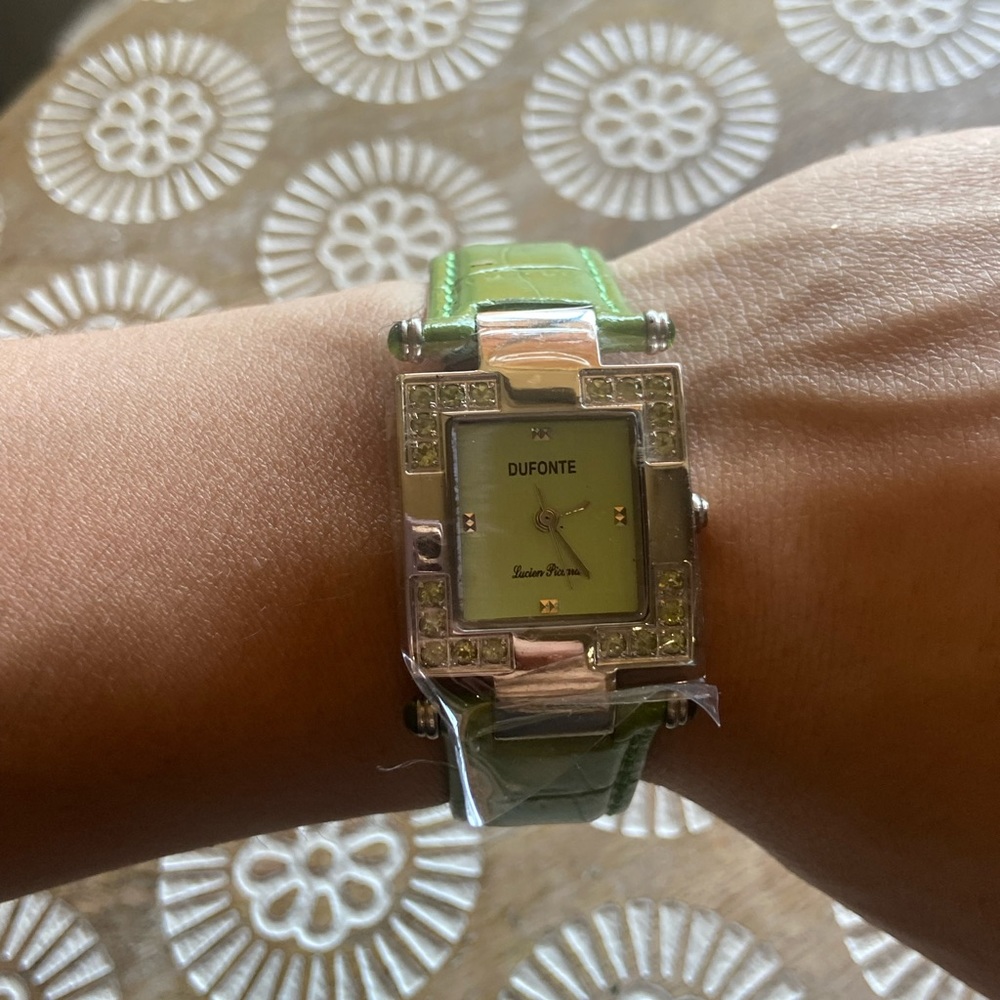 Dufonte Lucien Piccard leather watch